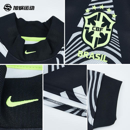 SFS耐克Nike巴西复古门将球衣短袖守门员足球服IO0795-010 商品图2