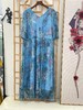 丁摩 新款真丝连衣裙碎花修身桑蚕丝连衣裙20-64 商品缩略图3