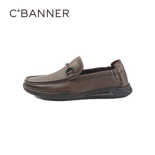 千百度2026春季男鞋精选优质细腻羊皮材质乐福鞋A26115606 商品图1