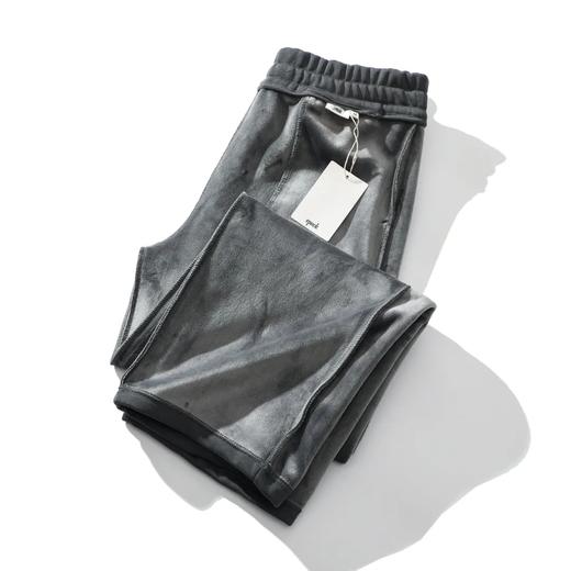 加绒卫裤 男士加绒垂感卫裤 商品图5