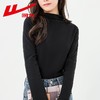 回力双面德绒打底衫女士2024春秋新款半高领内搭长袖加厚保暖T恤 商品缩略图4