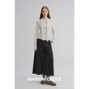 MAISON CECILE 两色|设计感花瓣飘带优雅随性修身显瘦高领打底上衣 商品缩略图4