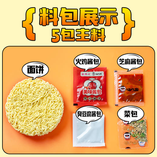 嗨吃家臭豆腐火鸡面143g*5包【分仓直发，72小时发货，周末节假日不发货】 商品图9