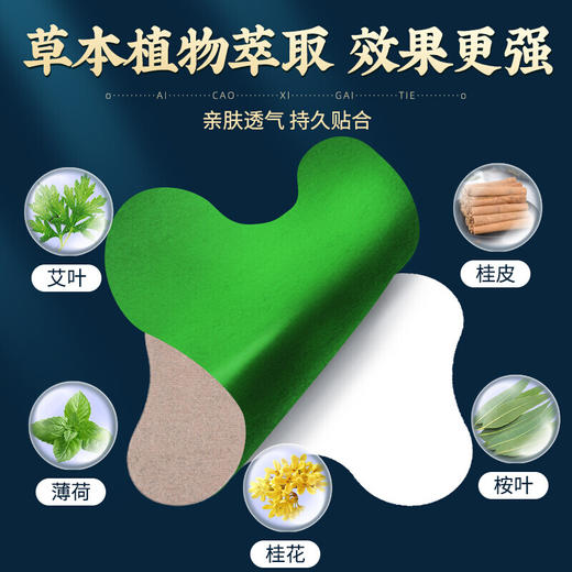 北京同仁堂艾草腰椎贴12贴/盒 艾灸腰椎艾草腰椎部位型艾叶艾灸贴 商品图3