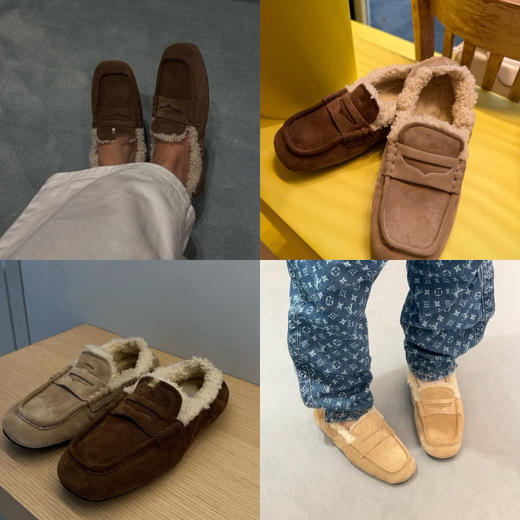 127-2 miu羊毛豆豆乐福鞋 商品图0