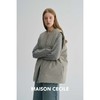 MAISON CECILE 宽松休闲夹棉保暖廓形圆领拉链式叠穿棉服马甲 商品缩略图4