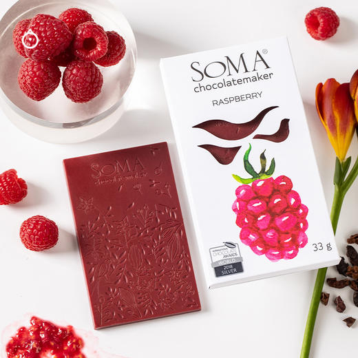 企鹅市集|加拿大进口SOMA单源/增味巧克力 33/65/90g 多口味可选 黄油朗姆/香草/芒果/覆盆子等 商品图2