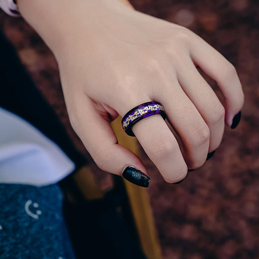 钛钢戒指男女同款小众个性百搭情侣戒指 商品图1