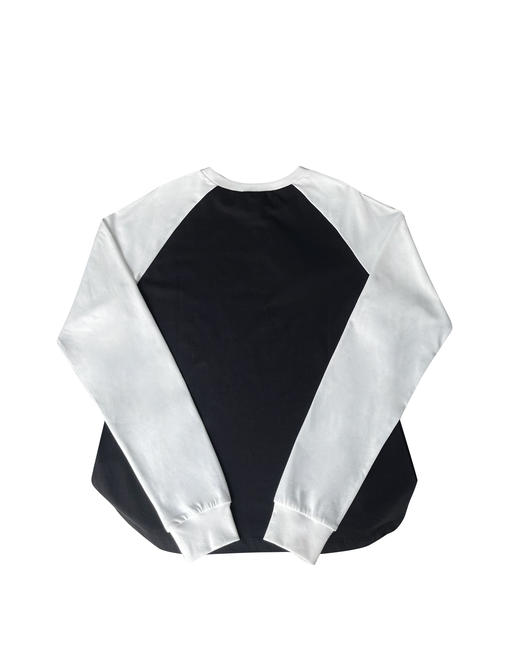 中性款印花插肩长袖T恤he008 商品图1