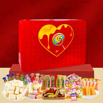 徐福记 酥心糖口嚼糖软糖等混合装800g休闲零食喜糖果伴手礼盒 /休闲食品 /糖果 /糖果礼盒/礼包 商品图4