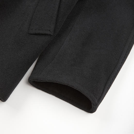 ROMI STUDIO秘鲁羊驼超细澳毛西装领收腰毛呢大衣外套RWCWW87287 商品图8