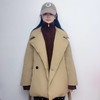 S·Y·C【小禾露珠系列】大气西装领丝羊毛90白鹅绒外套大衣女 商品缩略图0