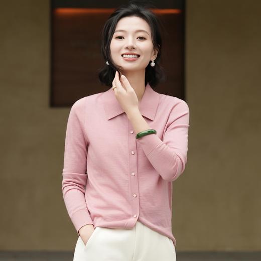 西子/【孟菲斯】超细48支德国扬子纱美利奴羊毛polo针织衫/MSHY0154 商品图0