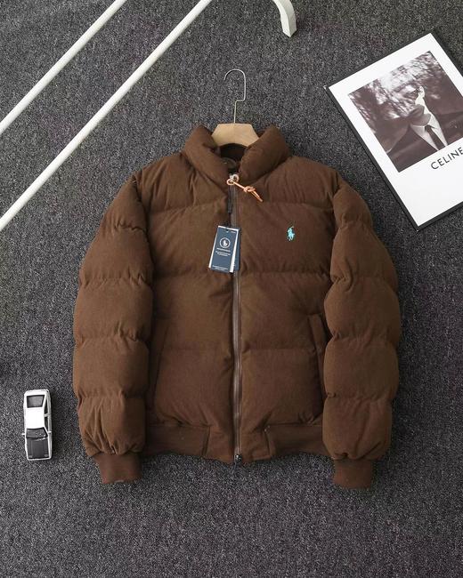 D120806格纹布长袖拉链灯芯绒立领羽绒服男女同款 商品图10