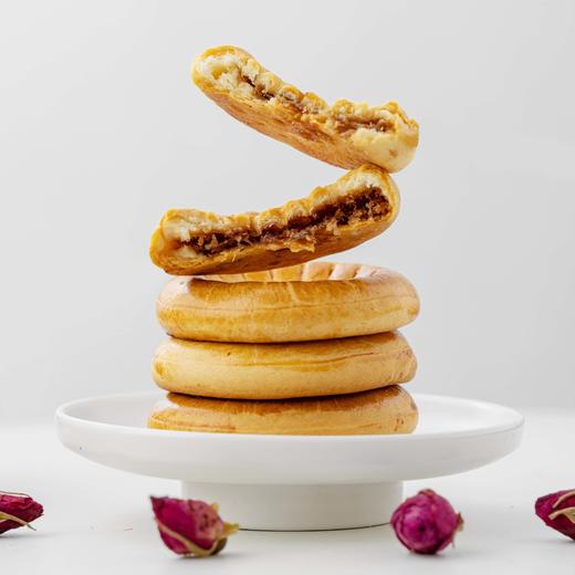 【疆小馕】12粒玫瑰花馕 重瓣玫瑰入馔 花香醇厚手工烤馕 商品图2