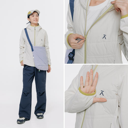 【品牌特惠】ACMEITEM爱棵米-女士连帽棉夹克GAG2210668G 商品图2