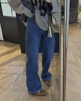 miss‼️加绒拖地牛仔裤直筒裤1118