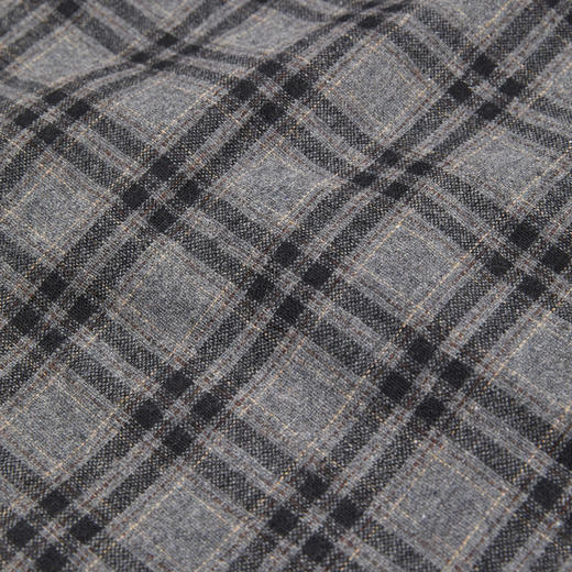 ROMI STUDIO“经典复古”羊毛混纺高腰格纹包臀短半裙RWCWXU7242 商品图6