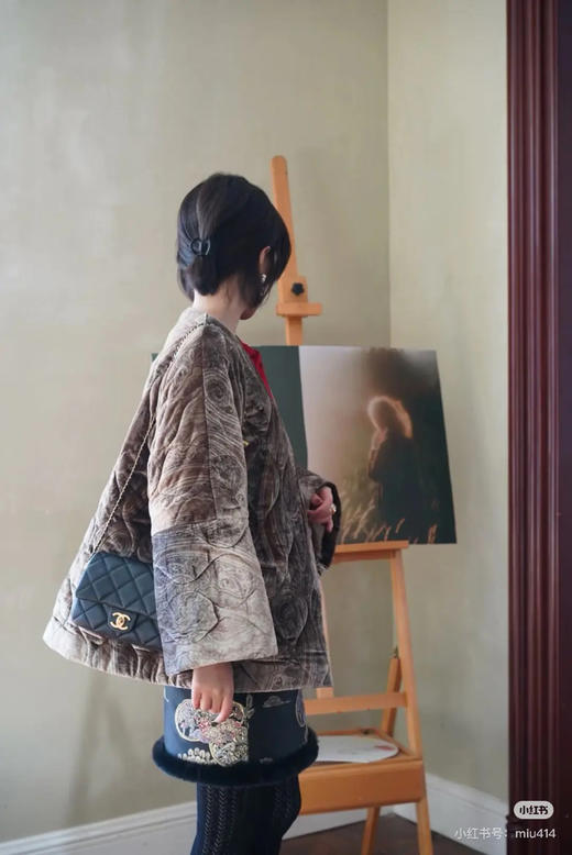 Chanel 黑金 牛皮 21K 子弹头 方胖子 商品图1