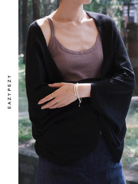 精纺羊绒针织多用围巾披肩