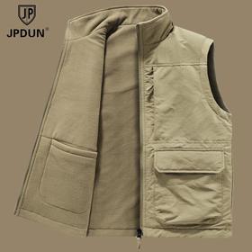 双面穿加绒马甲男秋冬修身拉链学生保暖立领背心内胆内穿打底马夹