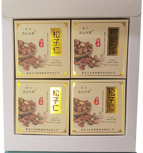 宝山大哥 汤原野生松子仁（礼盒）100克×4/盒（H）
