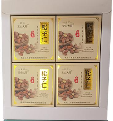 宝山大哥 汤原野生松子仁（礼盒）100克×4/盒（H） 商品图0