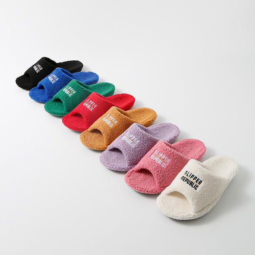 【泰迪绒秋冬季柔软保暖盆底开口棉拖】 防滑居家室内毛毛棉拖鞋 商品图6