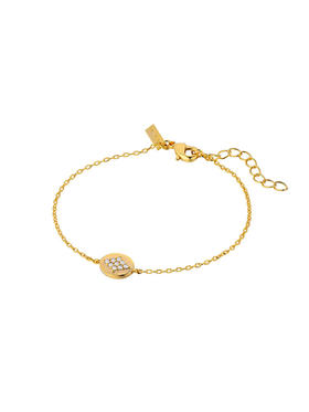 订购8周到｜MYA-BAY-BELLA LOVER-贝拉 金色 锆石 手链［比利时设计师］