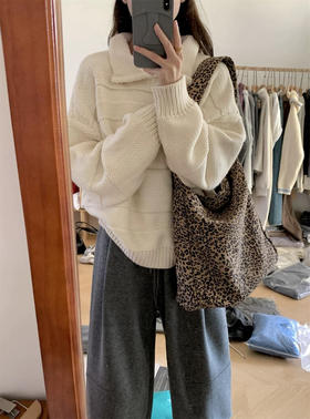 韩单翻领小卷边