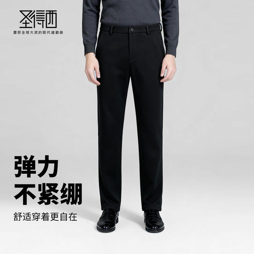 【远红外发热&抗菌&抗静电】圣得西2025年冬季男士弹力舒适休闲裤 商品图2