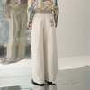 谜底阔腿裤长裤2026年春季新品复古百搭清爽白牛仔裤女261MJ0008 商品缩略图2