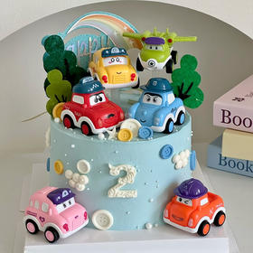 回力车汽车总动员蛋糕