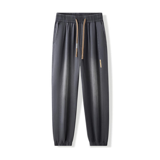 红览 牛仔裤男款美式高街宽松束脚加绒加厚哈伦休闲裤子K291 商品图3