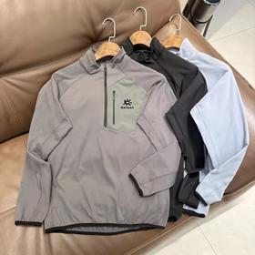 D120815秋冬款上新男女情侣款简约大气加绒半拉链卫衣