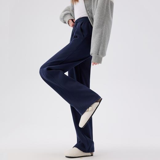 DANMO旦茉加绒卫裤 | 侧面拼接设计 软糯柔感面料 加绒加厚 保暖舒适 商品图4