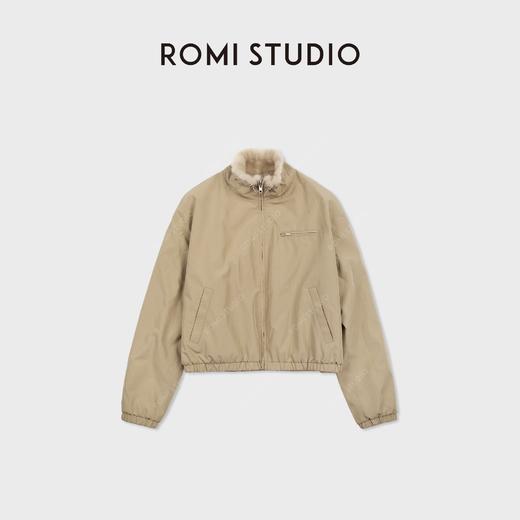 ROMI STUDIO“暖奢优雅”两面穿银兰水貂光泽皮草外套RWCWWG5531 商品图0