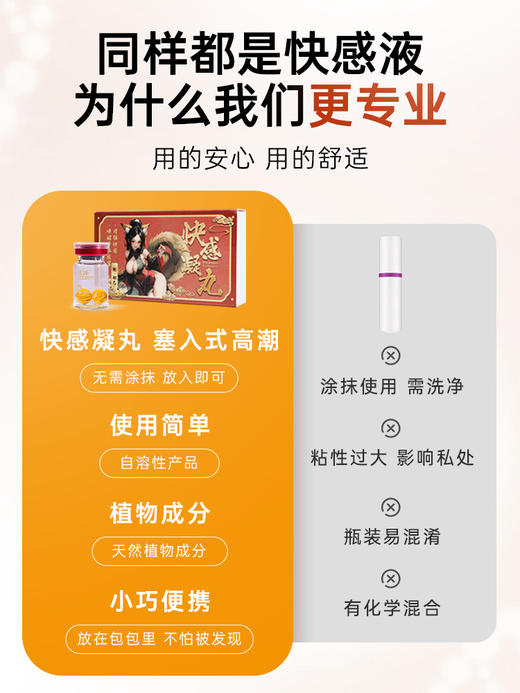 【事前一粒 快感失控】谜姬 塞入式快感凝丸胶囊 2枚/6枚 商品图4