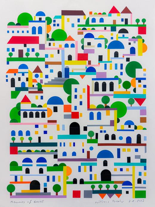 Niklaus Troxler 手稿原作｜Switzerland｜40 x 30 cm｜2025 商品图0