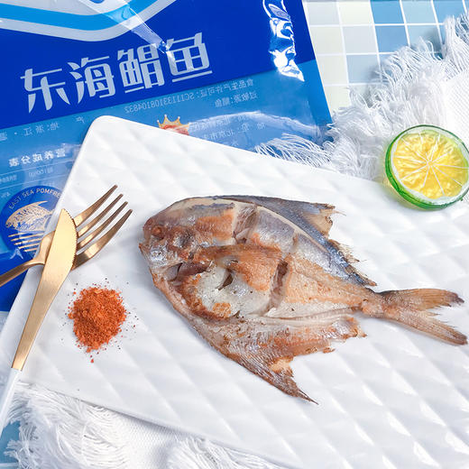 【400积分+84】鲜到鲜得 海捕银鲳鱼 400g*4包（4条/包） 野生捕捞 商品图3