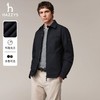哈吉斯新款宽松翻领夹克纯色简约男士休闲通勤挺阔上衣外套 商品缩略图0