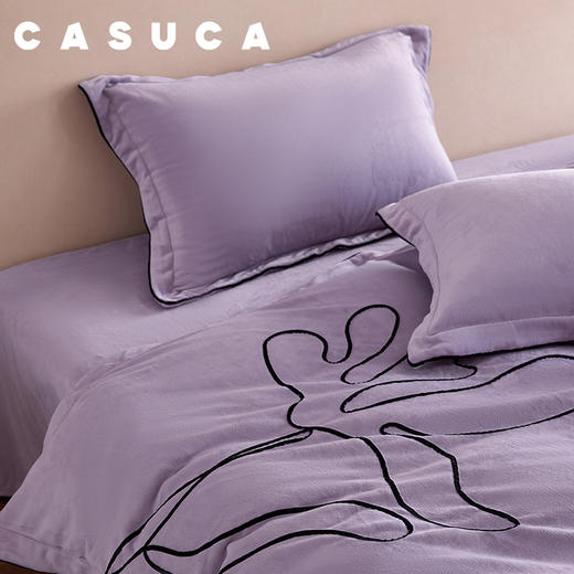 CASUCA 马蒂斯生态雪兔绒四件套锁暖被套床单床上用品【该商品不支持用券】 商品图1