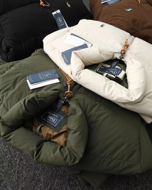 D120806格纹布长袖拉链灯芯绒立领羽绒服男女同款 商品图6