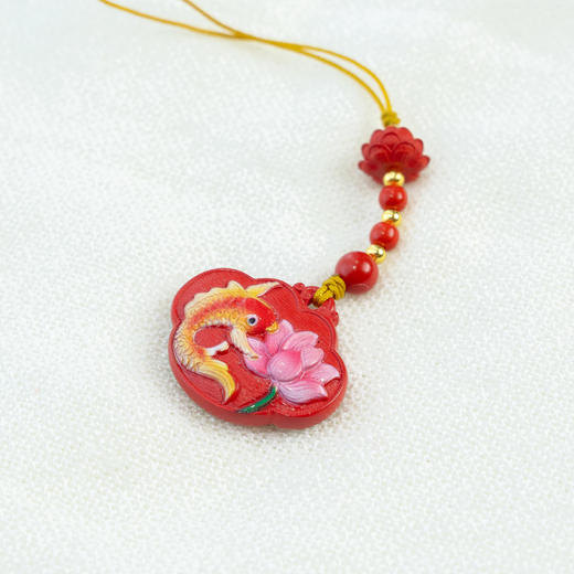 ²【安然水晶】朱砂手机挂件系列LS-270（适合生肖牛/羊/虎佩戴）（48小时鉴赏期）HM02-CRMM-ARSJ 商品图1