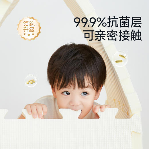 【供货】曼龙mloong宝宝爬行垫加厚家用婴儿童客厅地垫拼接垫客厅xpe泡沫爬爬垫 商品图3