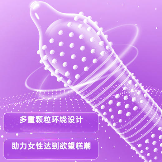 【年末亏本清仓】大象凸点大颗粒安全套避孕套 3只装 商品图1