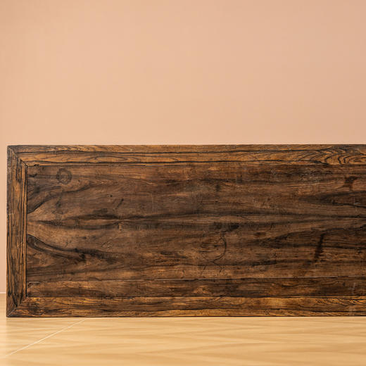 清	乌木及花梨木拐子拱璧纹画案画桌 商品图1