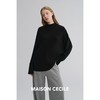 MAISON CECILE 四色|秋冬软糯亲肤半高领松弛慵懒感宽松百搭上衣 商品缩略图3