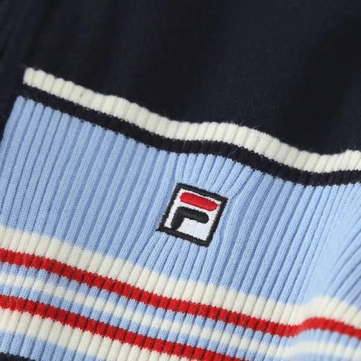 D120858冬季新款女子修身拼色拉链开衫外套编织衫毛衣 商品图11