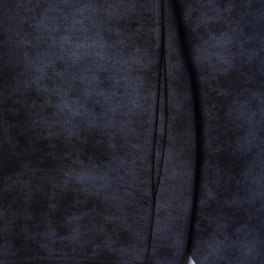 WT317SDSA秋冬新款痞帅男装韩版潮牌扎染斜拉链连帽卫衣百搭开衫外套 商品图3